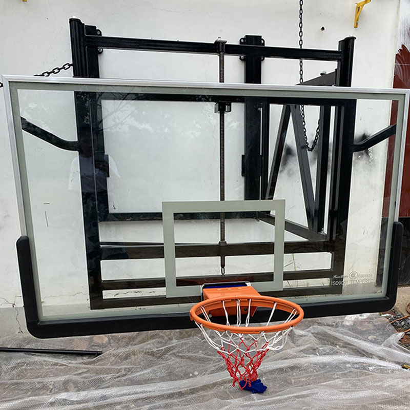 壁挂式折叠篮球架